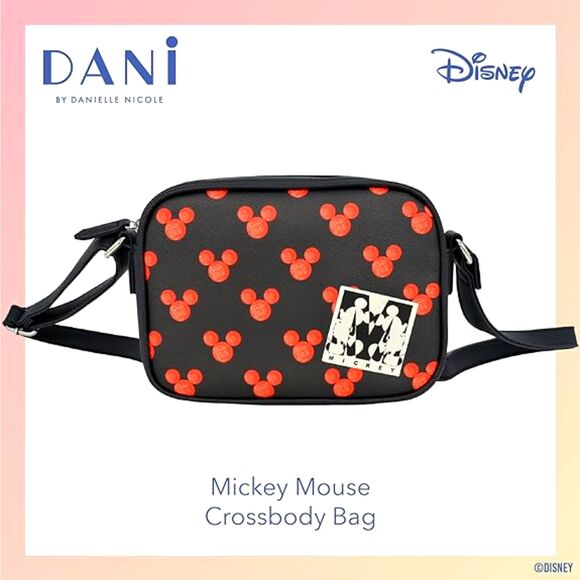 Mickey Mouse Crossbody Shoulder Bag Handbag Dani by Danielle Nicole Disney New - Picture 1 of 8
